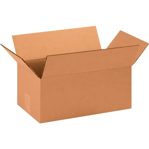 Global Industrial™ Cardboard Corrugated Boxes, 14-1/2"L x 8-3/4"W x 6"H, Kraft - Pkg Qty 25