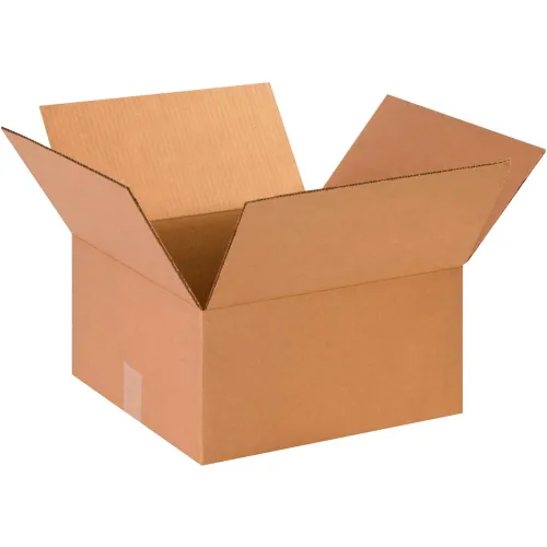 Global Industrial™ Cardboard Corrugated Boxes, 14"L x 14"W x 7"H, Kraft - Pkg Qty 25
