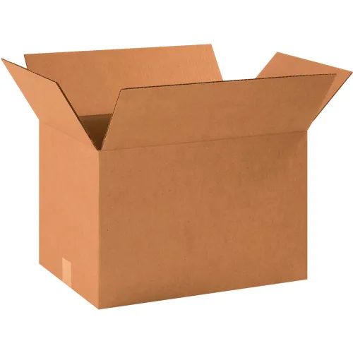 Global Industrial™ Cardboard Corrugated Boxes, 18-1/2"L x 12-1/2"W x 12"H, Kraft - Pkg Qty 20