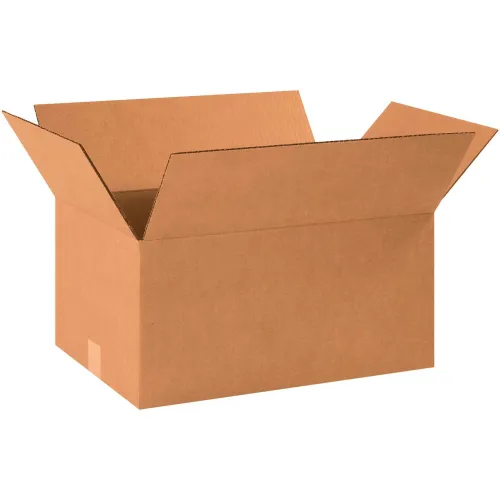 Global Industrial™ Cardboard Corrugated Boxes, 18-1/2"L x 12-1/2"W x 9"H, Kraft - Pkg Qty 25