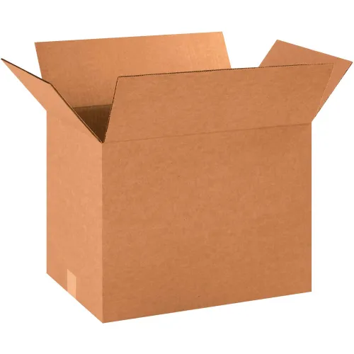 Global Industrial™ Cardboard Corrugated Boxes, 18"L x 12"W x 14"H, Kraft - Pkg Qty 25