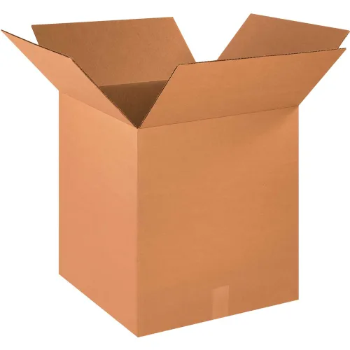 Global Industrial™ Cardboard Corrugated Boxes, 18"L x 18"W x 20"H, Kraft - Pkg Qty 15