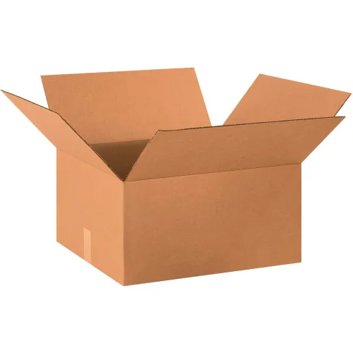 Global Industrial™ Cardboard Corrugated Boxes, 20"L x 18"W x 10"H, Kraft - Pkg Qty 10