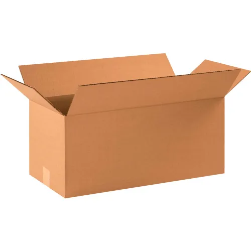 Global Industrial™ Cardboard Corrugated Boxes, 22"L x 10"W x 10"H, Kraft - Pkg Qty 20