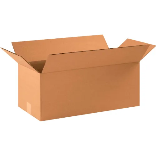 Global Industrial™ Cardboard Corrugated Boxes, 22"L x 10"W x 9"H, Kraft - Pkg Qty 20