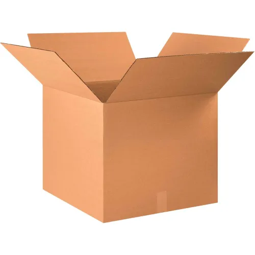 Global Industrial™ Cardboard Corrugated Boxes, 22"L x 22"W x 18"H, Kraft - Pkg Qty 10