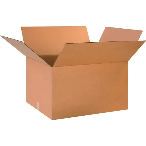 Global Industrial™ Cardboard Corrugated Boxes, 24"L x 20"W x 14"H, Kraft - Pkg Qty 10