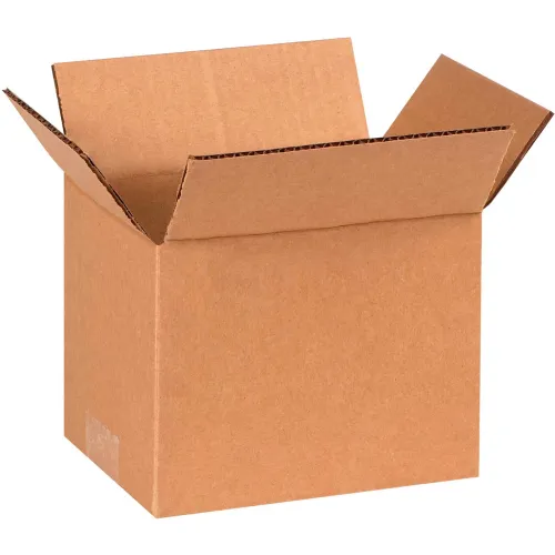 Global Industrial™ Cardboard Corrugated Boxes, 7"L x 6"W x 6"H, Kraft - Pkg Qty 25