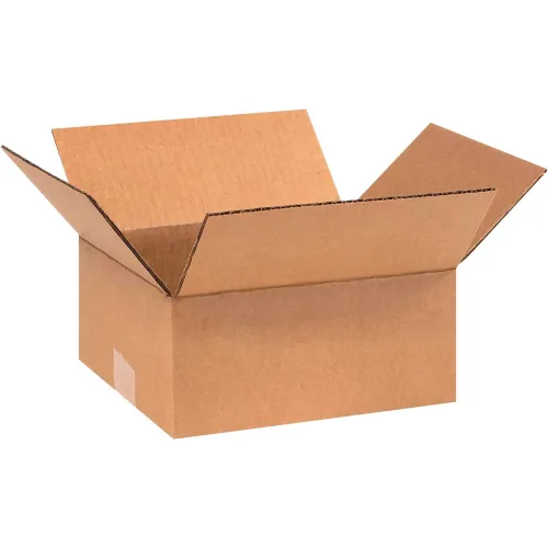 Global Industrial™ Cardboard Corrugated Boxes, 9"L x 8"W x 4"H, Kraft - Pkg Qty 25