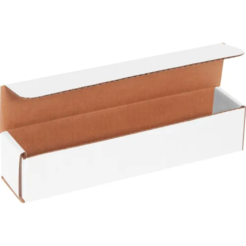 Global Industrial™ Corrugated Mailers, 10"L x 2"W x 2"H, White - Pkg Qty 50