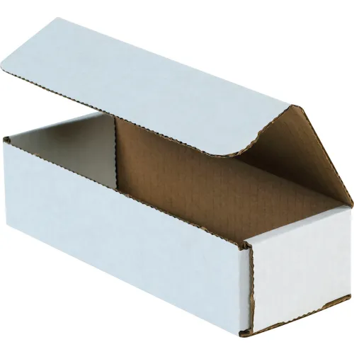 Global Industrial™ Corrugated Mailers, 10"L x 3"W x 2"H, White - Pkg Qty 50