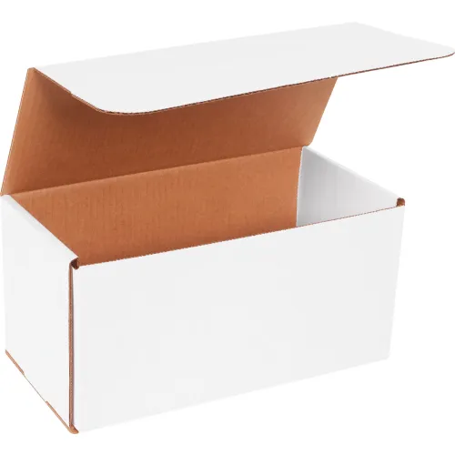 Global Industrial™ Corrugated Mailers, 12"L x 6"W x 6"H, White - Pkg Qty 50