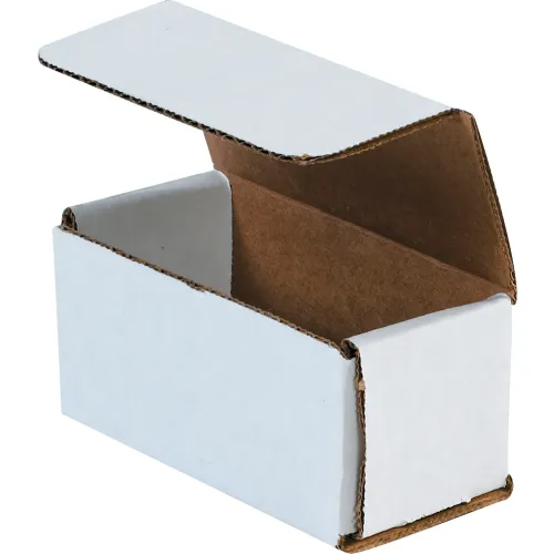 Global Industrial™ Corrugated Mailers, 4"L x 2"W x 2"H, White - Pkg Qty 50