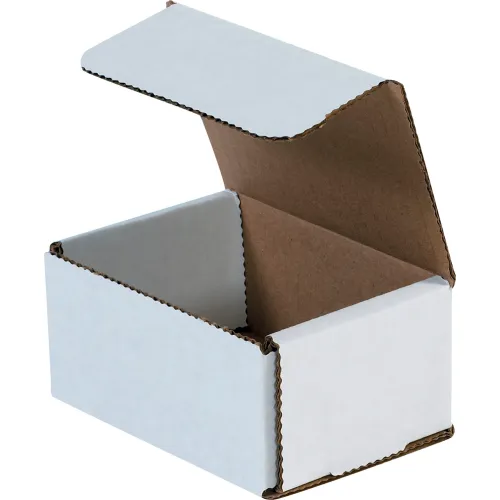 Global Industrial™ Corrugated Mailers, 4"L x 3"W x 2"H, White - Pkg Qty 50