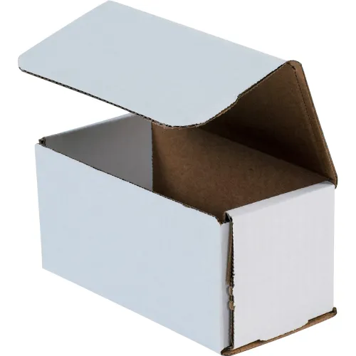 Global Industrial™ Corrugated Mailers, 6"L x 3"W x 3"H, White - Pkg Qty 50