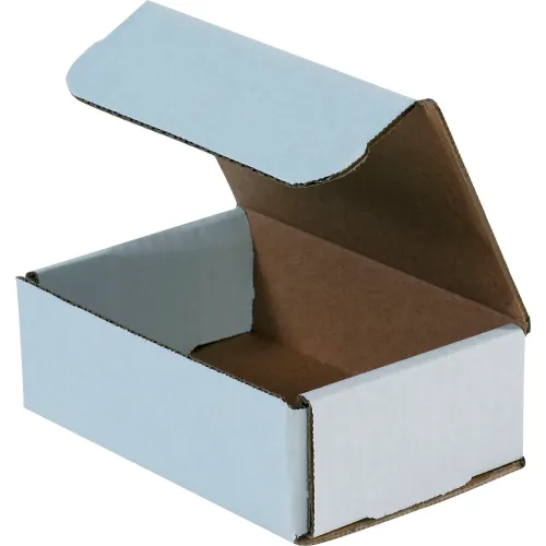 Global Industrial™ Corrugated Mailers, 6"L x 4"W x 2"H, White - Pkg Qty 50