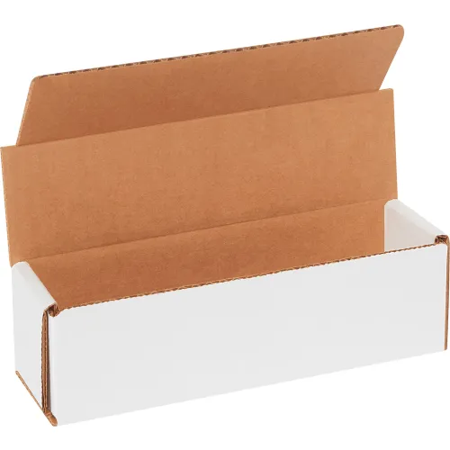 Global Industrial™ Corrugated Mailers, 7"L x 2"W x 2"H, White - Pkg Qty 50