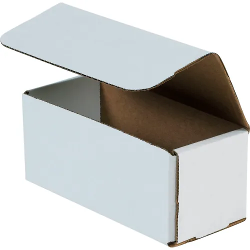 Global Industrial™ Corrugated Mailers, 7"L x 3"W x 3"H, White - Pkg Qty 50