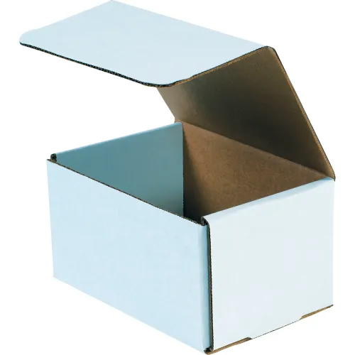 Global Industrial™ Corrugated Mailers, 7"L x 5"W x 4"H, White - Pkg Qty 50
