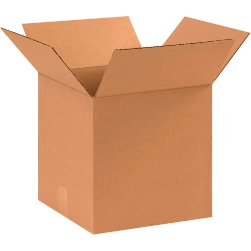 Global Industrial™ Cube Cardboard Corrugated Boxes, 11"L x 11"W x 11"H, Kraft - Pkg Qty 25