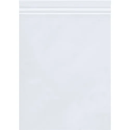 Global Industrial™ Double Track Seal Top Reclosable Poly Bags, 13"Wx18"L, 4 Mil, Clear,  500Pk