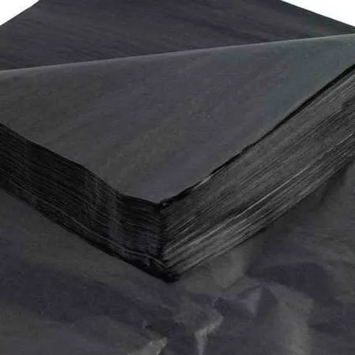 Global Industrial™ Gift Grade Tissue Paper, 20"W x 30"L, Black, 480 Sheets