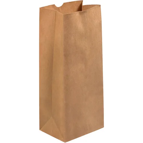 Global Industrial™ Hardware Bags, #10, 6-5/16"W x 4-1/8"D x 13-3/8"H, Kraft, 400/Pack