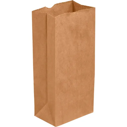 Global Industrial™ Hardware Bags, #3, 4-3/4"W x 2-5/16"D x 8-9/16"H, Kraft, 400/Pack