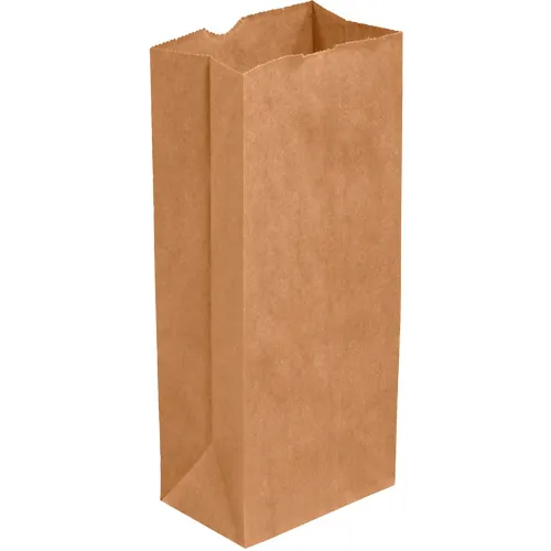 Global Industrial™ Hardware Bags, #5, 5-1/4"W x 3-7/16"D x 10-15/16"H, Kraft, 400/Pack