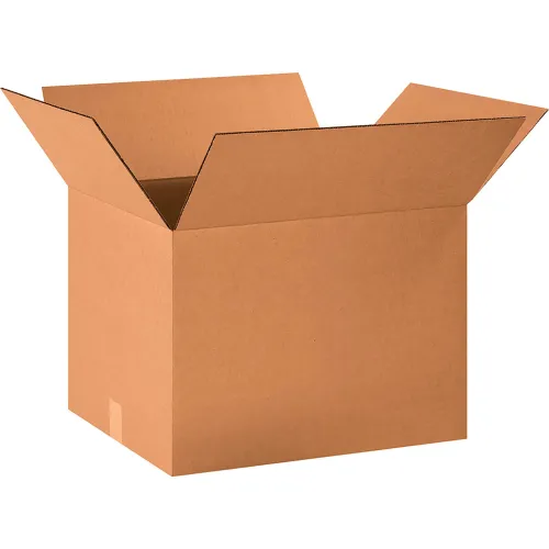 Global Industrial™ Heavy Duty Cardboard Corrugated Boxes, 20"L x 16"W x 14"H, Kraft - Pkg Qty 15
