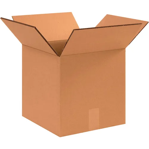 Global Industrial™ Heavy Duty Double Wall Corrugated Boxes, 12"L x 12"W x 12"H, Kraft - Pkg Qty 15