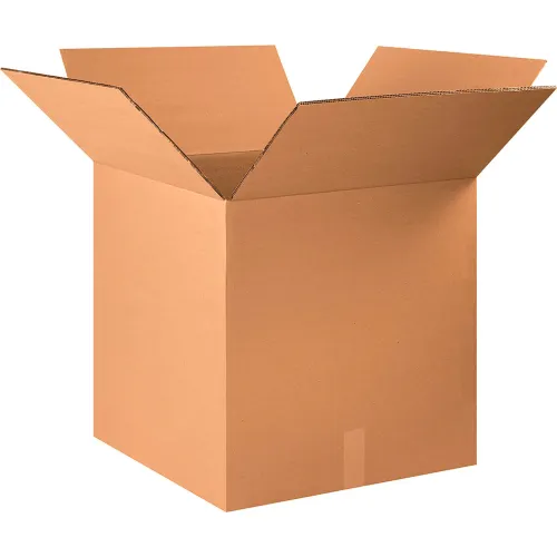 Global Industrial™ Heavy Duty Double Wall Corrugated Boxes, 22"L x 22"W x 22"H, Kraft - Pkg Qty 10