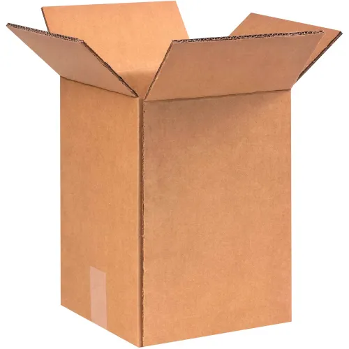 Global Industrial™ Heavy Duty Double Wall Corrugated Boxes, 9"L x 9"W x 13"H, Kraft - Pkg Qty 25