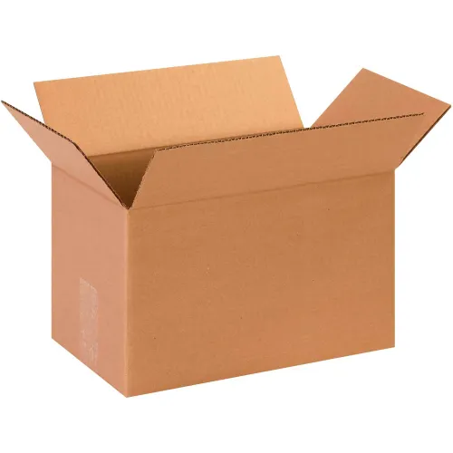 Global Industrial™ Long Cardboard Corrugated Boxes, 13"L x 8"W x 8"H, Kraft - Pkg Qty 25