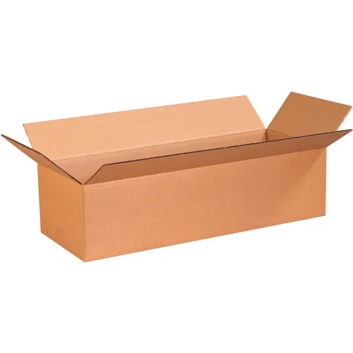Global Industrial™ Long Cardboard Corrugated Boxes, 24"L x 9"W x 6"H, Kraft - Pkg Qty 25