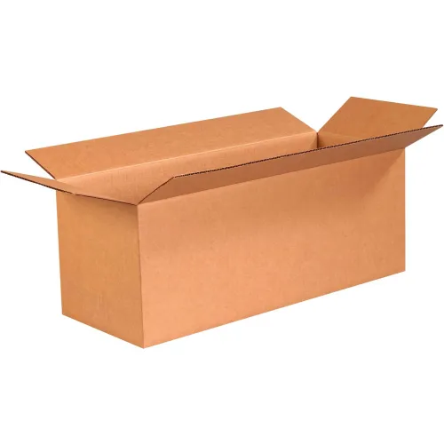 Global Industrial™ Long Cardboard Corrugated Boxes, 24"L x 9"W x 9"H, Kraft - Pkg Qty 25