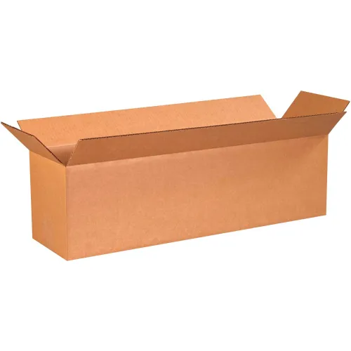 Global Industrial™ Long Cardboard Corrugated Boxes, 28"L x 8"W x 8"H, Kraft - Pkg Qty 25