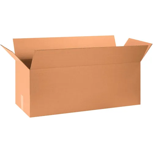 Global Industrial™ Long Cardboard Corrugated Boxes, 32"L x 12"W x 12"H, Kraft - Pkg Qty 20