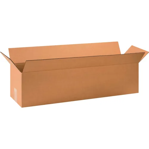 Global Industrial™ Long Cardboard Corrugated Boxes, 32"L x 8"W x 8"H, Kraft - Pkg Qty 25