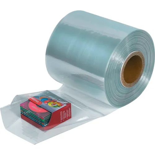 Global Industrial™ PVC Shrink Tubing, 100 Ga., 10"W x 1500'L, Clear, 1 Roll