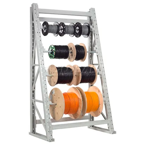 Global Industrial™ Reel Rack Starter Unit 48"W x 24"D x 120"H