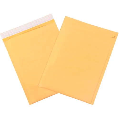 Global Industrial™ Self Seal Bubble Mailer w/Tear Strip #1, 7-1/4"W x 12"L Golden Kraft, 25/Pk