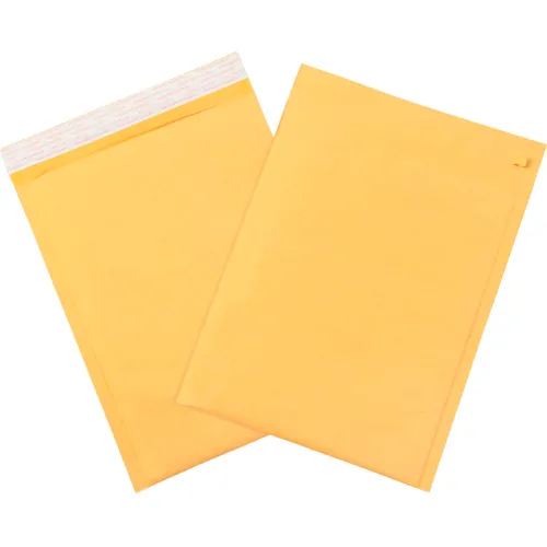 Global Industrial™ Self Seal Bubble Mailer w/Tear Strip #5 10-1/2"W x 16"L Golden Kraft 100/Pk