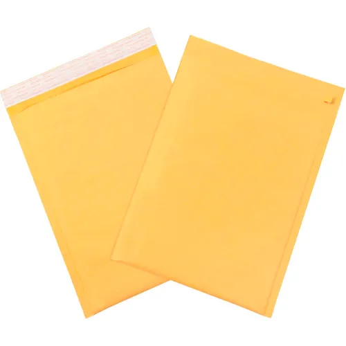 Global Industrial™ Self Seal Bubble Mailers w/Tear Strip #6 12-1/2"W x 19"L Golden Kraft 25/Pk