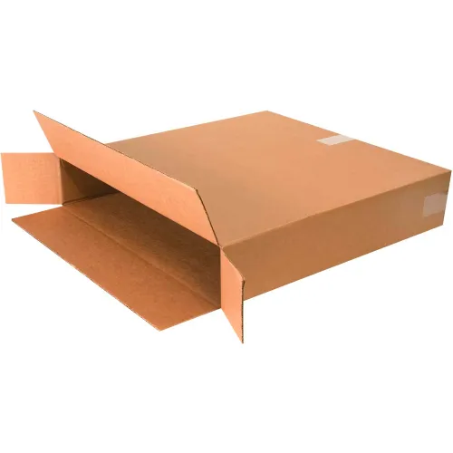 Global Industrial™ Side Loading Cardboard Corrugated Boxes, 24"L x 5"W x 24"H, Kraft - Pkg Qty 25