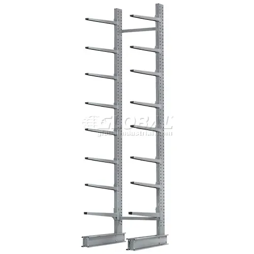 Global Industrial™ Single Sided Cantilever Rack Starter, 72"Wx61"Dx144"H - 2000 Series