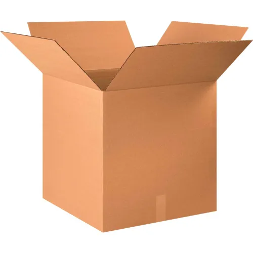 Global Industrial™ Tall Cardboard Corrugated Boxes, 22"L x 22"W x 36"H, Kraft - Pkg Qty 10