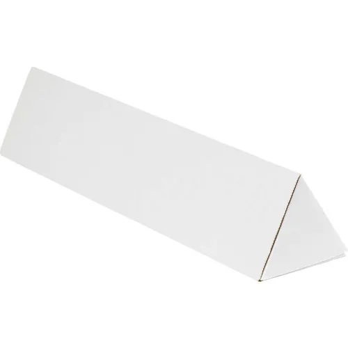 Global Industrial™ Triangle Mailing Tubes, 3"W x 24-1/4"L, White - Pkg Qty 50