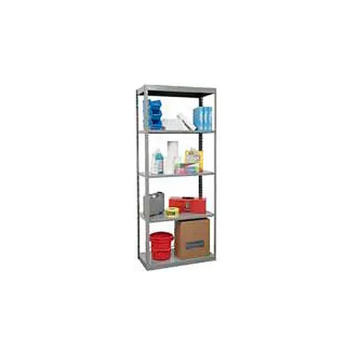 Hallowell Steel Shelving 36"Wx18"Dx85"H Open Clip Style 5 Shelf