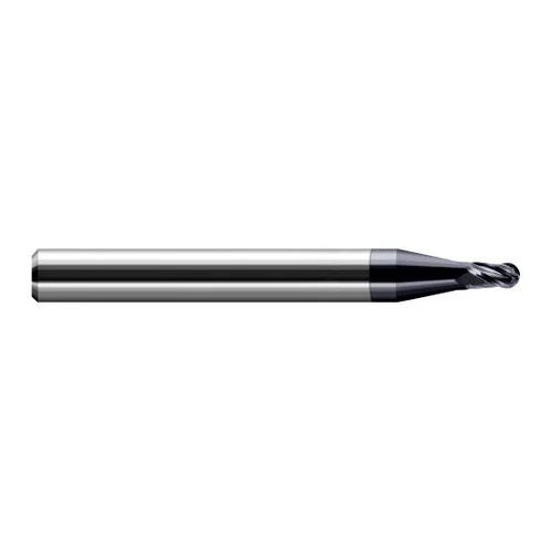 Harvey Tool 24693-C3 | 3/32" Diameter x 0.1390" LOC x 1/8" Shank x 1-1/2" OAL AlTiN Coated Carbide Miniature Ball Deburring End Mill